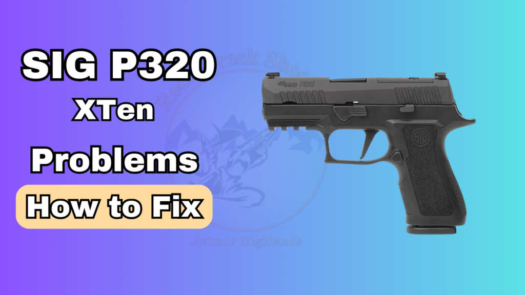 Sig P320 XTen Problems